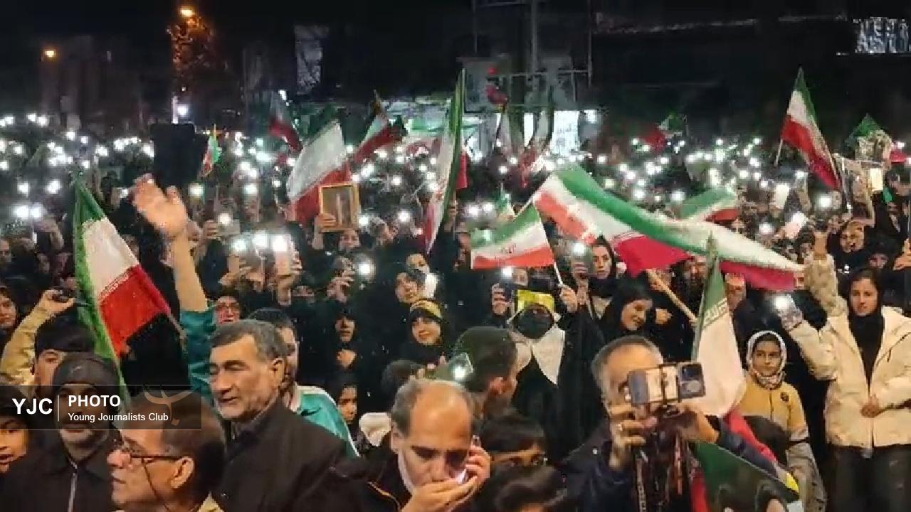 مردم کوهدشت امشب نوای ماندگار و حماسی دایه دایه وقته جنگه سر دادند + فیلم