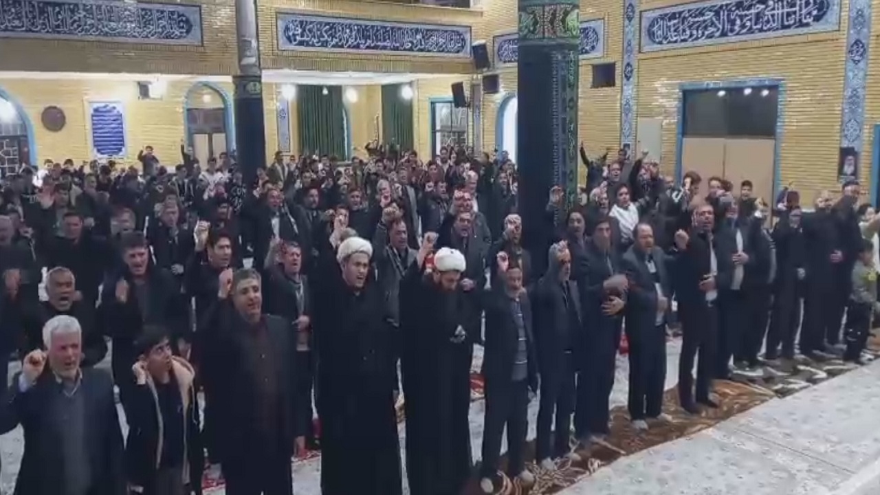 تجمع مردم حسن آباد لیلان در محکومیت جنایت‌های صهیونی و آمریکا