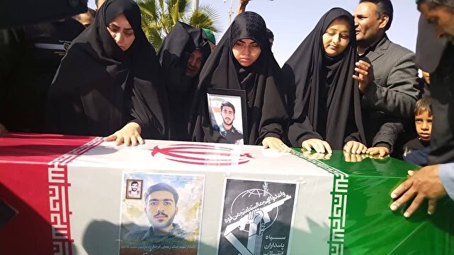 تشییع پیکر شهید محمدصادق نظافتی در شهر بردسکن