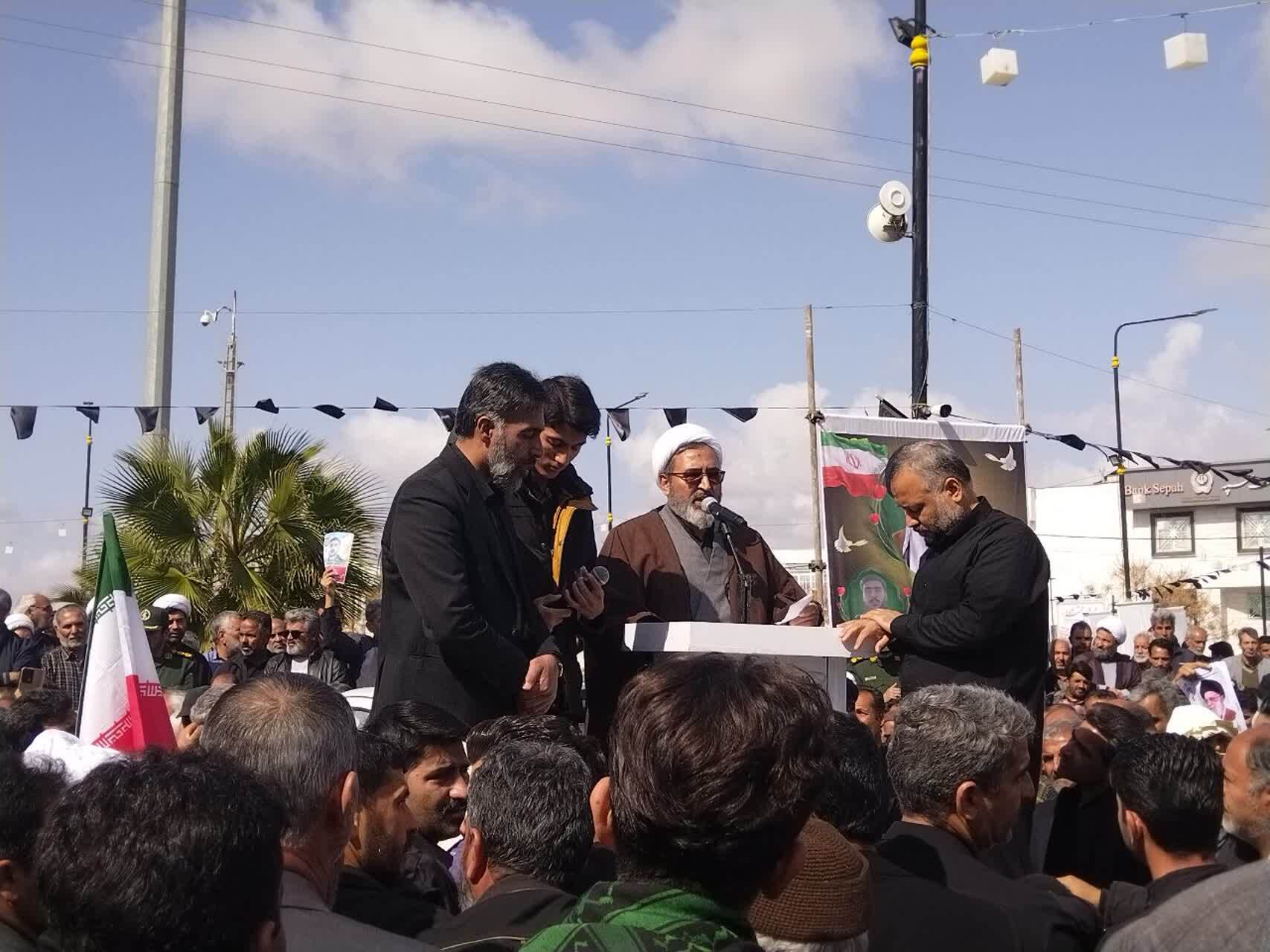 تشییع پیکر شهید محمدصادق نظافتی در شهر بردسکن