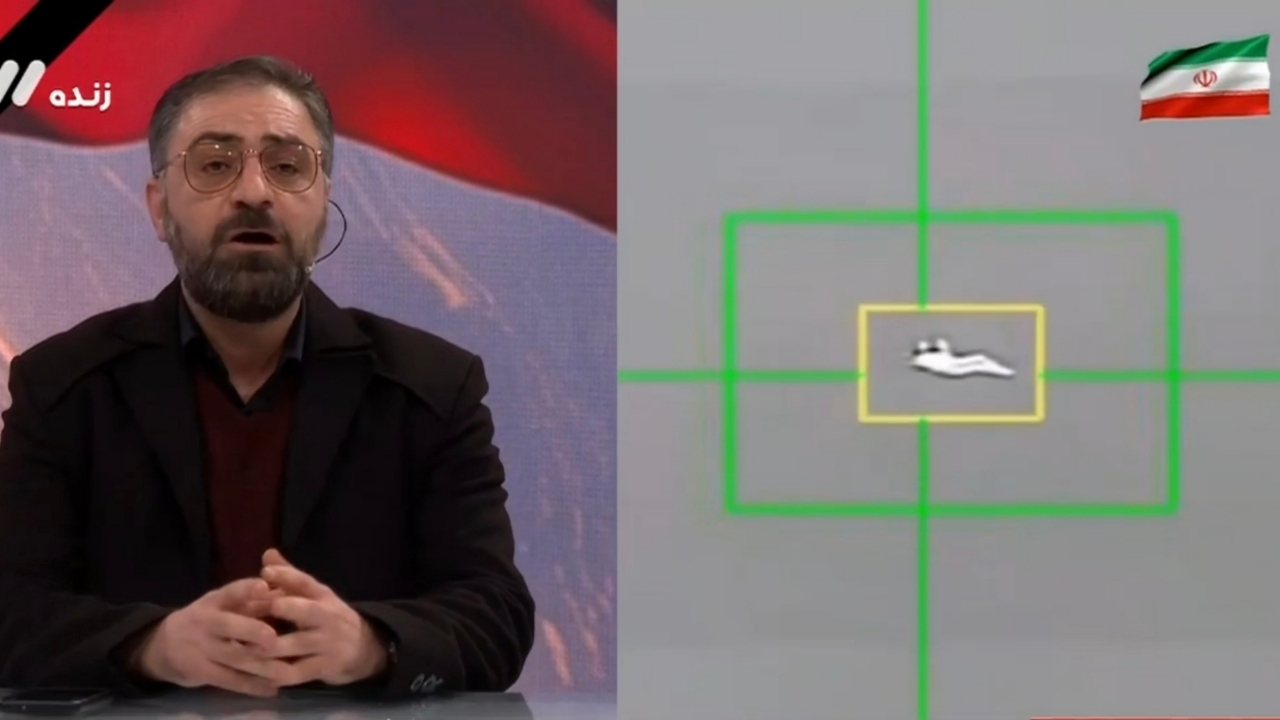 لحظه رهگیری جنگنده متخاصم توسط پدافند هوافضای سپاه