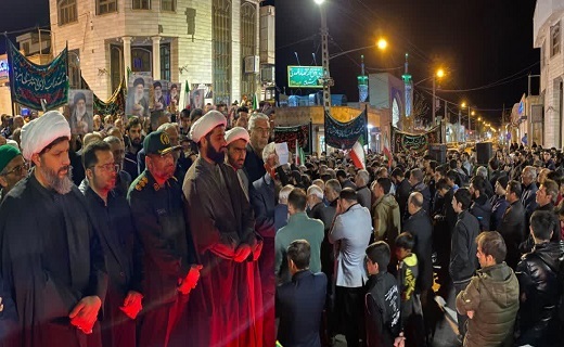 خیابان&zwnj;های خراسان جنوبی مملو از مردم حماسه ساز + تصاویر