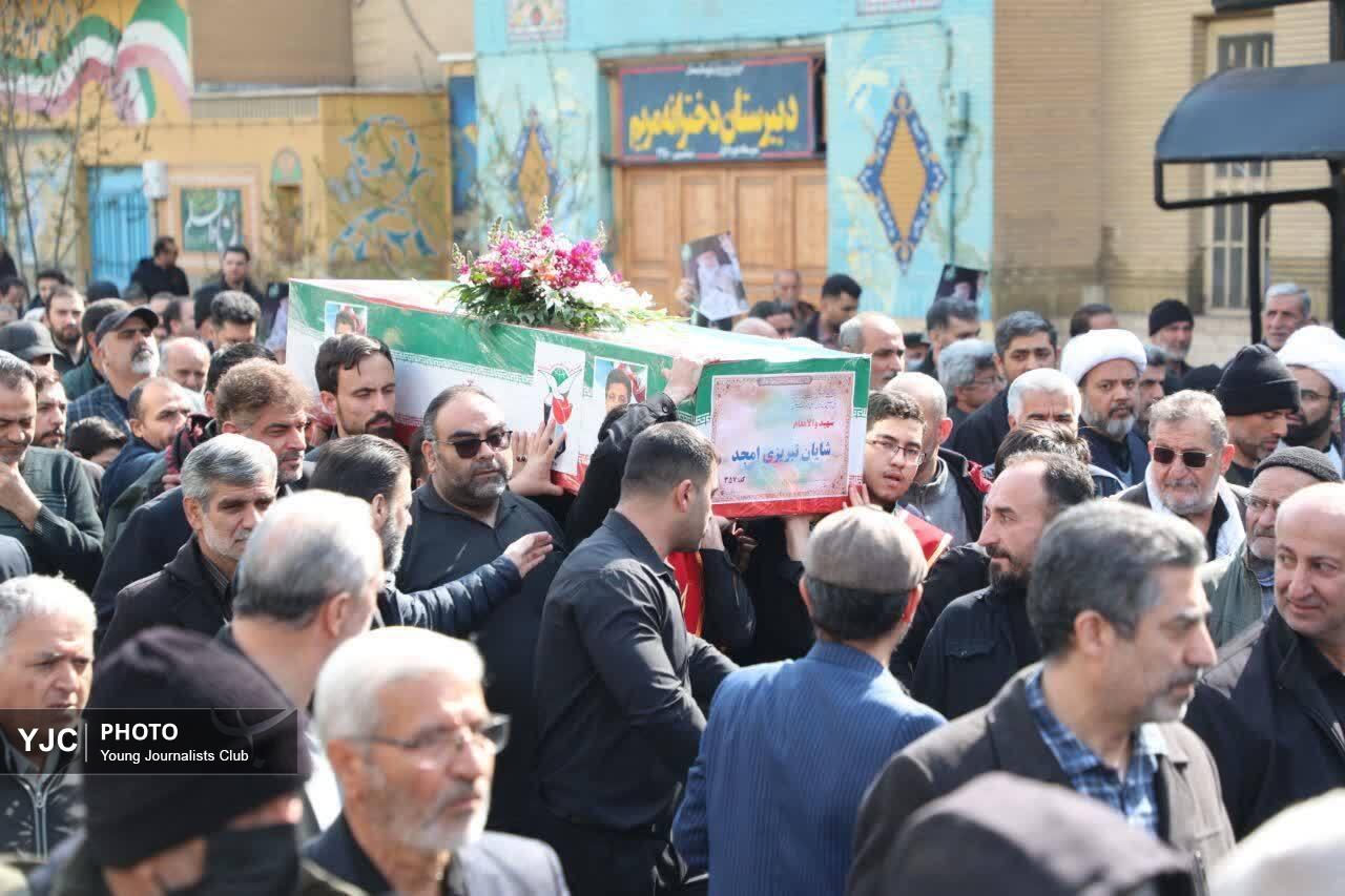 تشییع پیکر شهدای جنگ رمضانی در سمنان