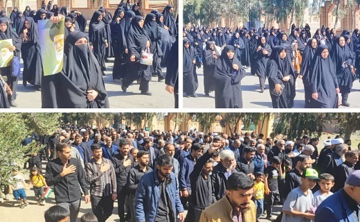 راهپیمایی نمازگزاران جمعه در محکومیت جنایات آمریکا و اسرائیل + تصاویر