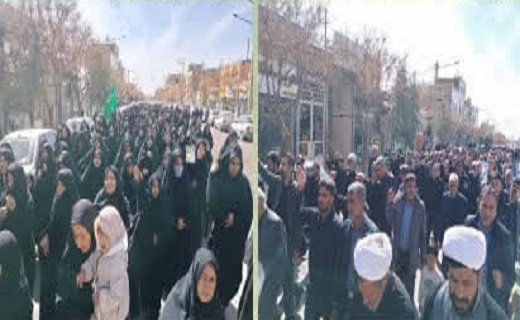 راهپیمایی نمازگزاران جمعه در محکومیت جنایات آمریکا و اسرائیل + تصاویر