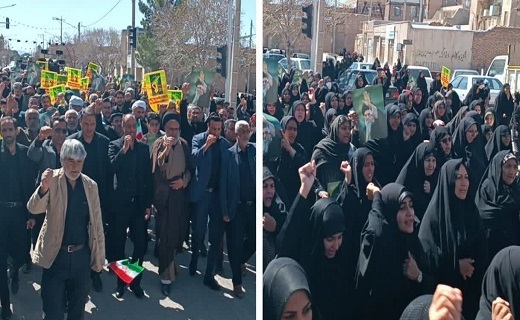 راهپیمایی نمازگزاران جمعه در محکومیت جنایات آمریکا و اسرائیل + تصاویر