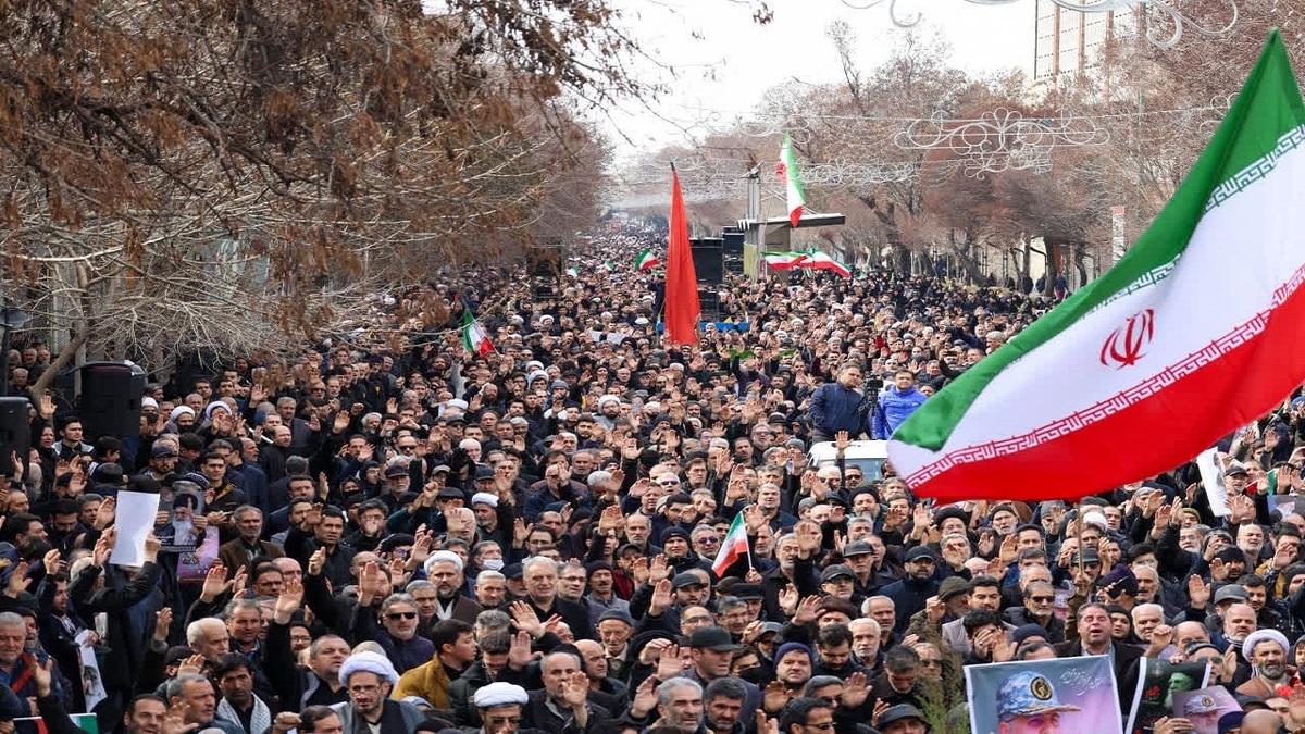 باشگاه خبرنگاران -راهپیمایی مردم آذربایجان شرقی در محکومیت جنایات آمریکا و رژیم صهیونیستی