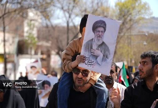 مردم لرستان در راهپیمایی امروز؛ یک بار دیگر پای امام شهید و انقلاب اسلامی  ایستادند + تصاویر