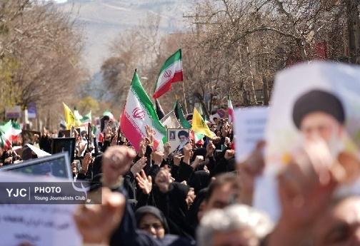 مردم لرستان در راهپیمایی امروز؛ یک بار دیگر پای امام شهید و انقلاب اسلامی  ایستادند + تصاویر