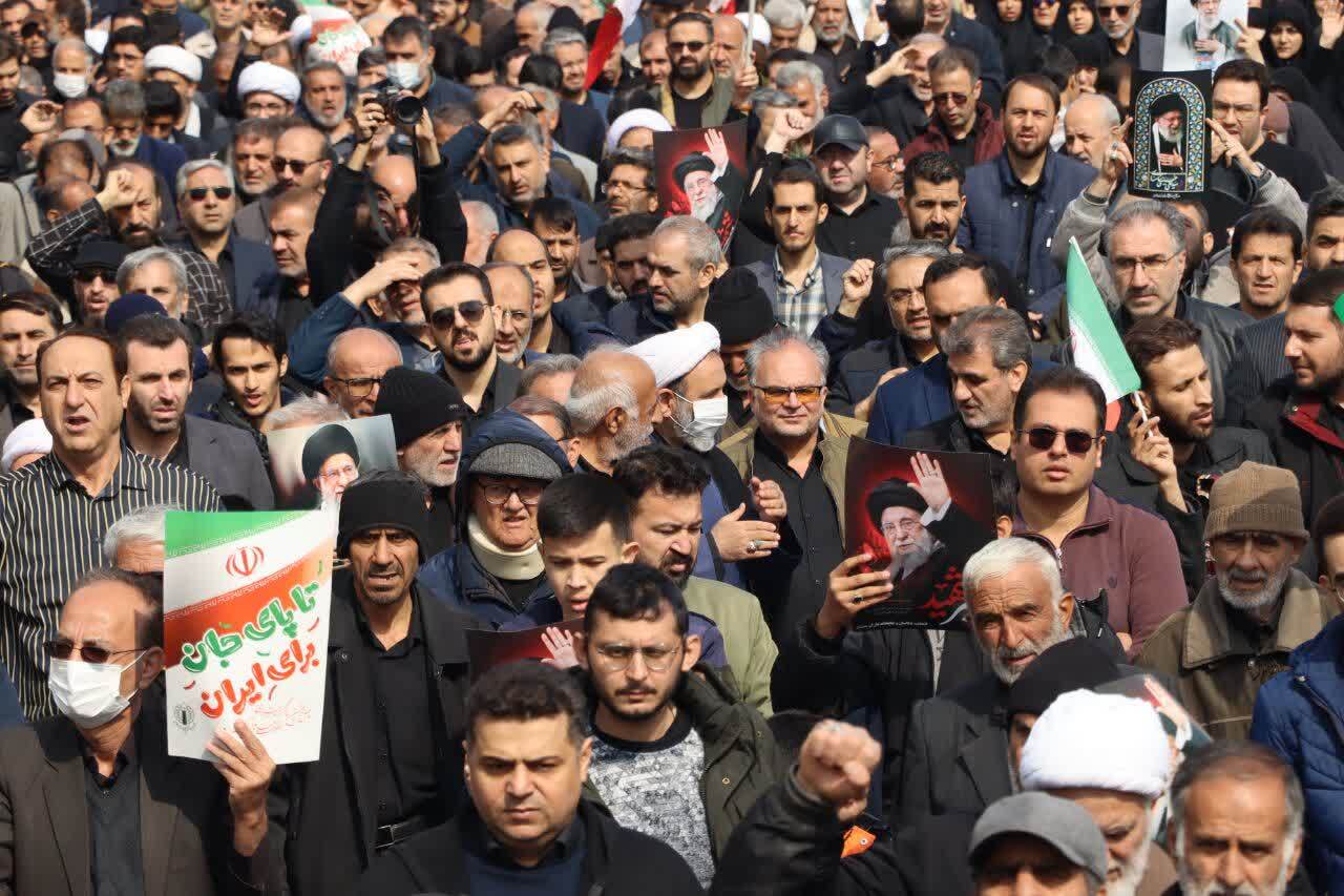 فریاد استکبارستیزی در سمنان طنین&zwnj;انداز شد