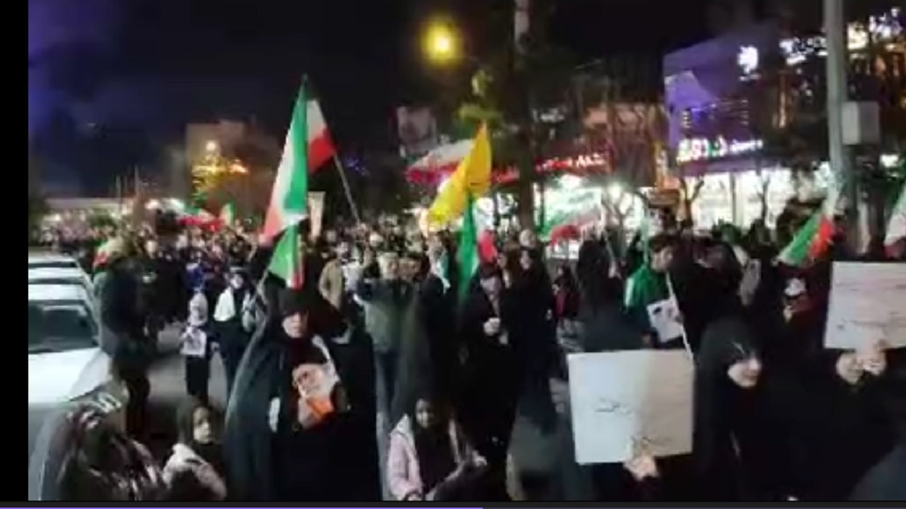 قمی ها امشب هم بر سر قرار عاشقی حاضر شدند+فیلم