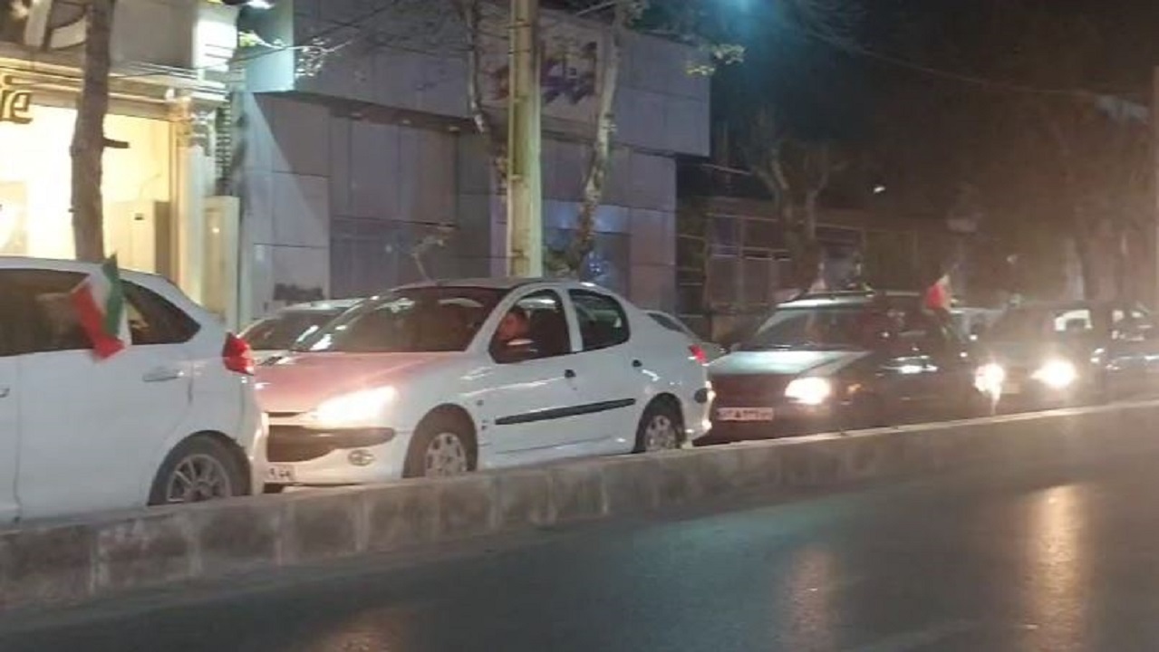 برگزاری رژه خودرویی در گنبدکاووس در خونخواهی رهبر قائد امت