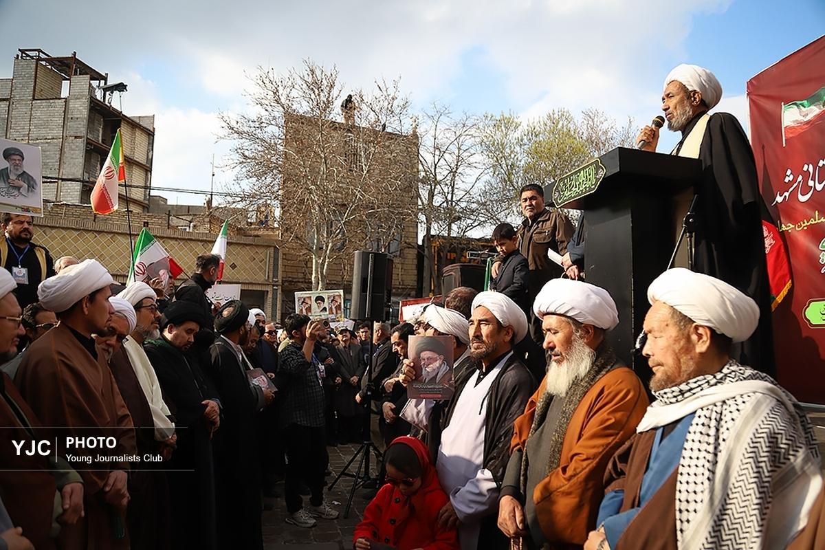راهپیمایی و اجتماع باشکوه بانوان زینبی در تبریز