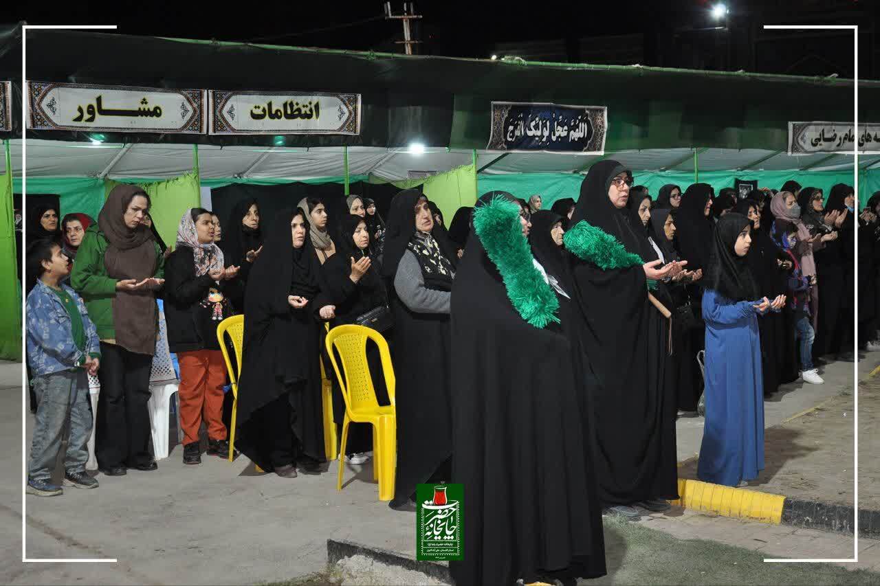 برپایی چایخانه امام رضا(ع) در علی آباد کتول برای شهادت رهبر انقلاب