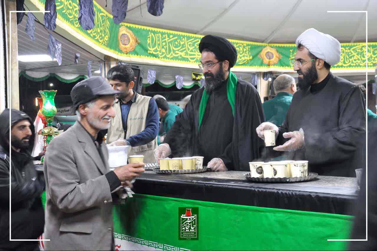 برپایی چایخانه امام رضا(ع) در علی آباد کتول