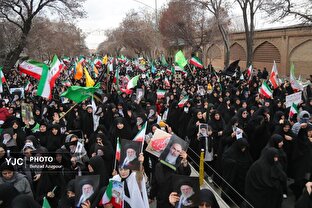 راهپیمایی و اجتماع باشکوه بانوان زینبی در تبریز