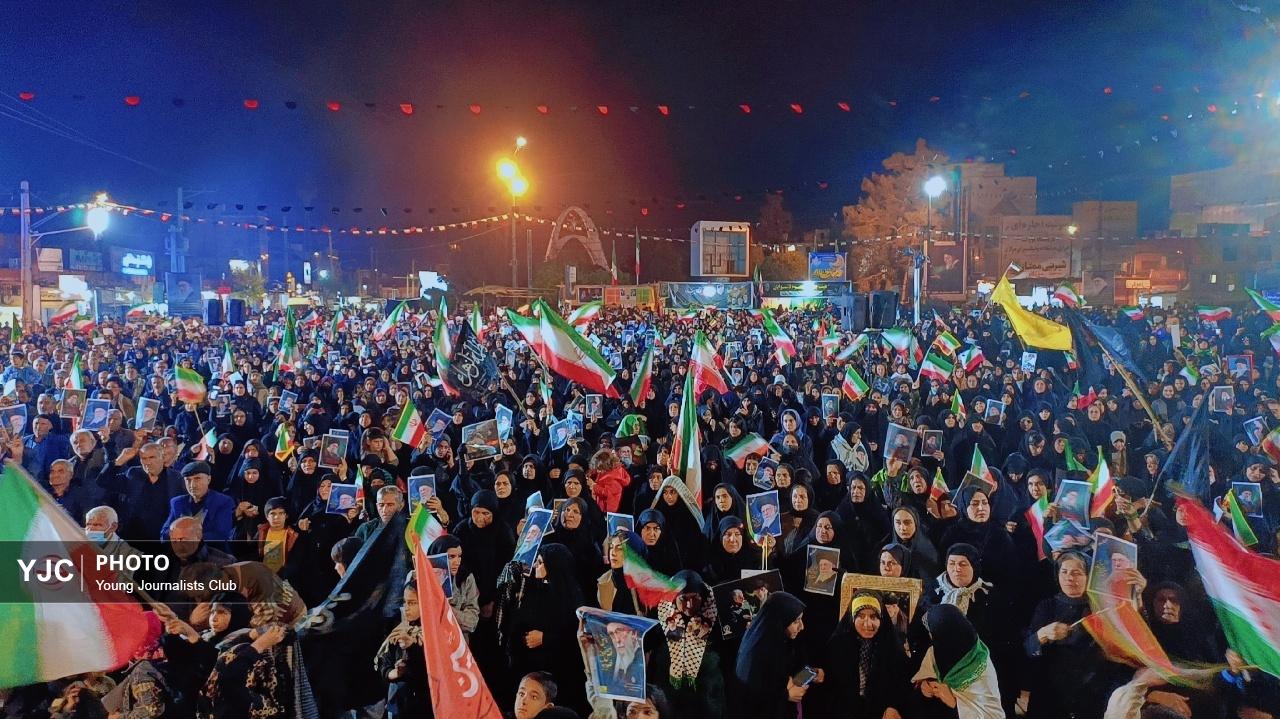 جلوه‌های به یاد ماندنی در رثای خونخواهی قائد امت در دهدشت+ فیلم