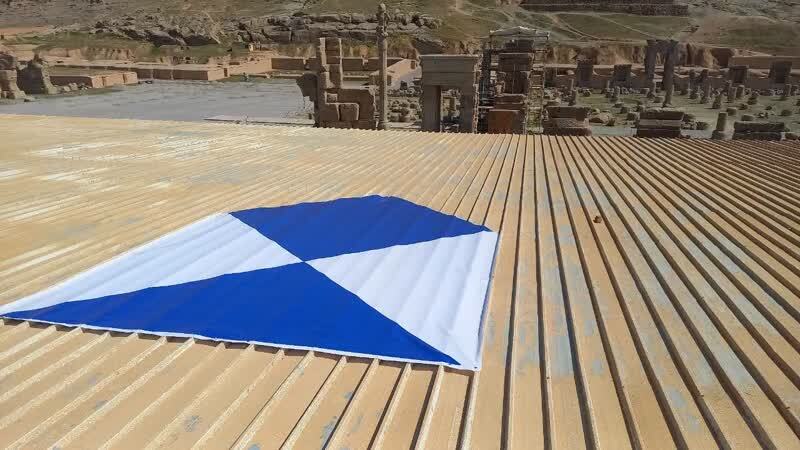 نصب «سپر آبی» بر بناهای تاریخی فارس