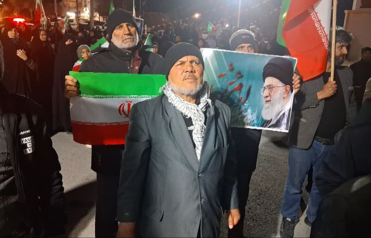برگزاری مراسم هشتمین شب از شهادت رهبر معظم انقلاب در شهرستان بویین میاندشت + عکس