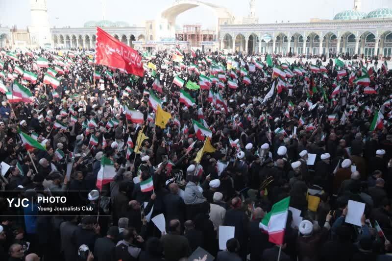 بیعت جانانه با سومین رهبر انقلاب اسلامی در میعادگاه منتظران+فیلم