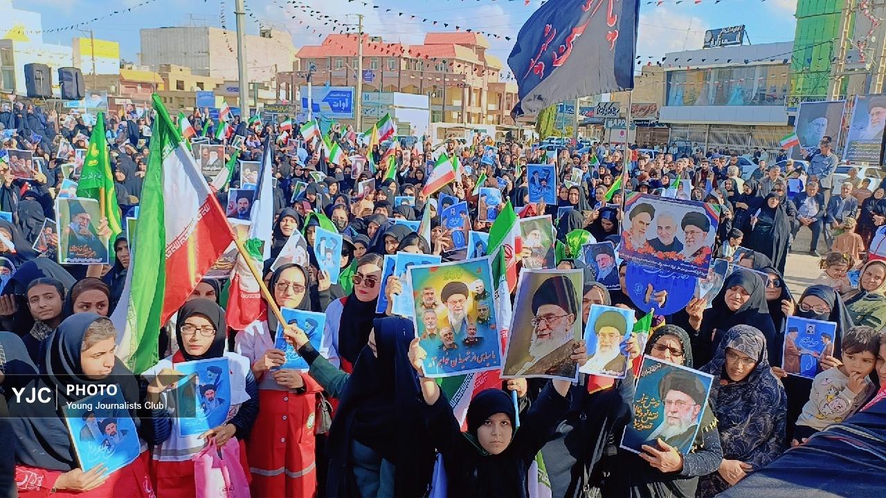 بیعت باشکوه مردم دهدشت با سومین علمدار ایران آیت‌الله سید مجتبی خامنه‌ای+ فیلم