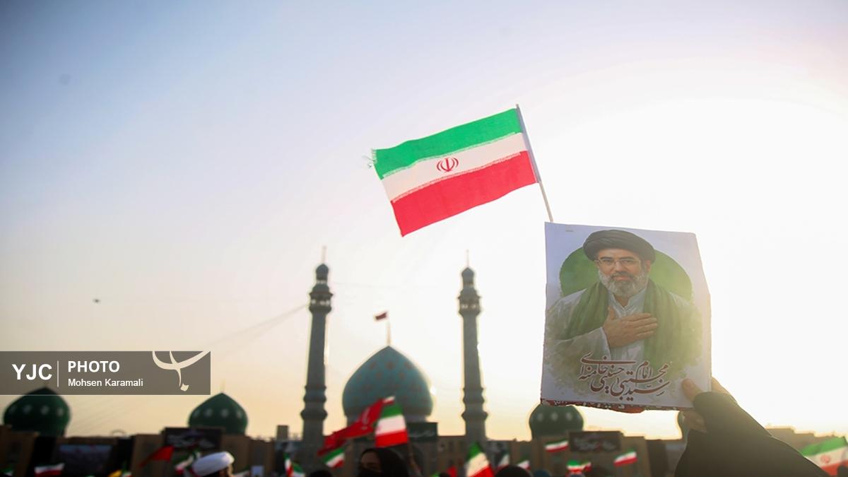 اجتماع حمایت از رزمندگان در مقابله با دشمن آمریکایی - صهیونیستی