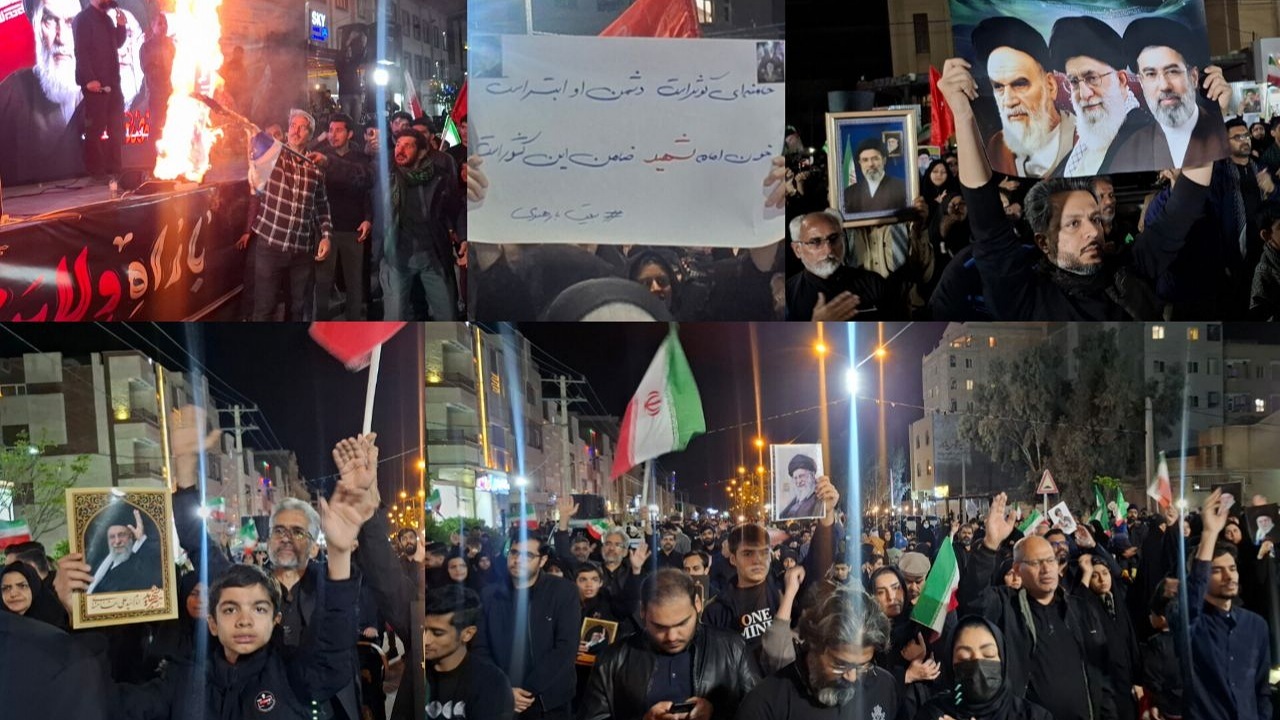 تجمع خون‌خواهان قائد امت و بیعت با رهبر معظم انقلاب اسلامی در زاهدان + فیلم و تصاویر