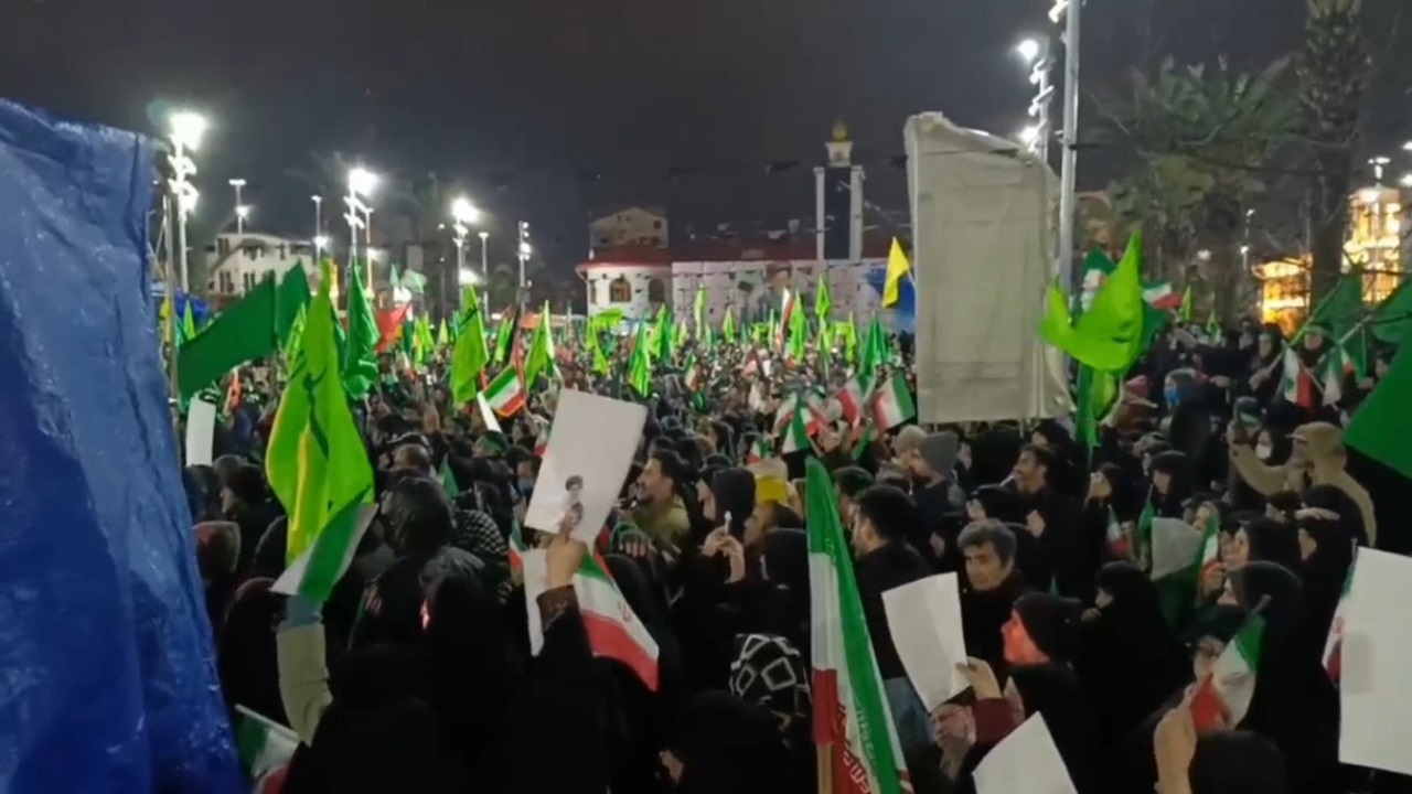 بیعت گیلانیان با منتخب فرزانه مجلس خبرگان + فیلم و تصاویر