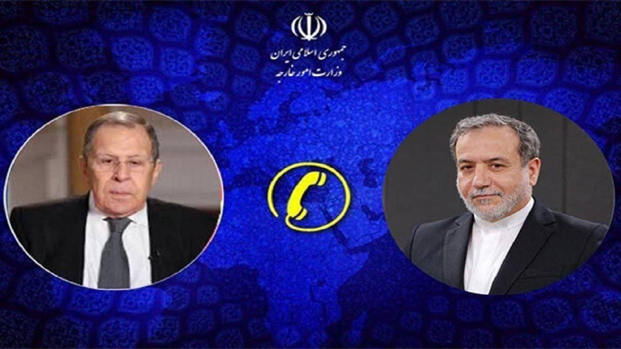 گفت‌وگوی تلفنی وزرای امور خارجه ایران و روسیه