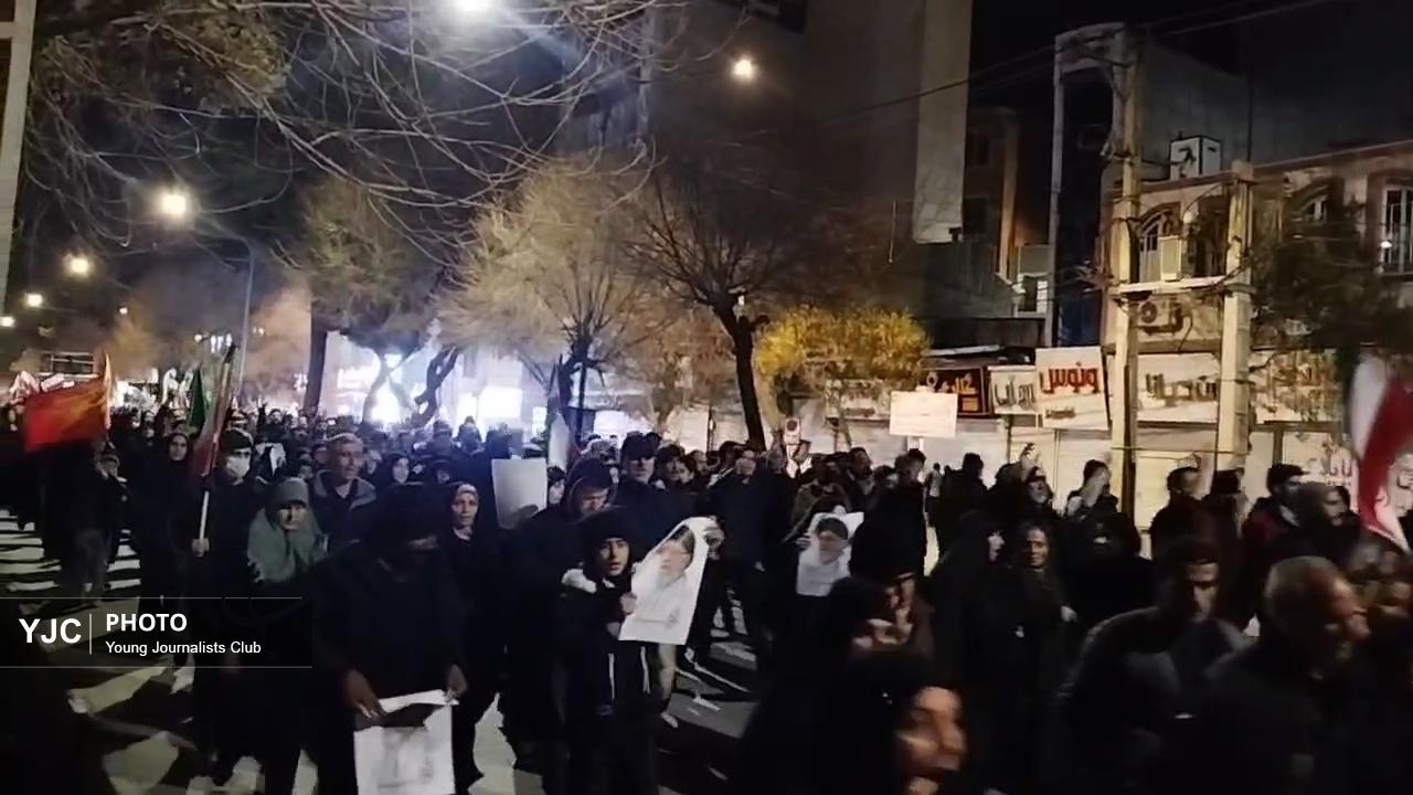 حضور پرشور مردم بروجرد در دوازدهمین شب حماسه و سوگ + فیلم