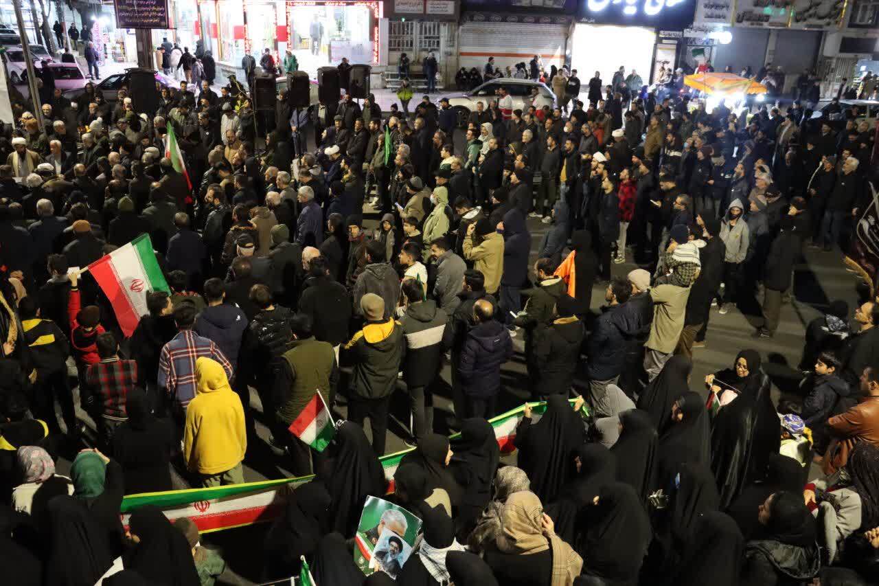 جلوه&zwnj;هایی از یازدهمین اجتماع عظیم ماهدشتی&zwnj;ها برای شهادت رهبر انقلاب