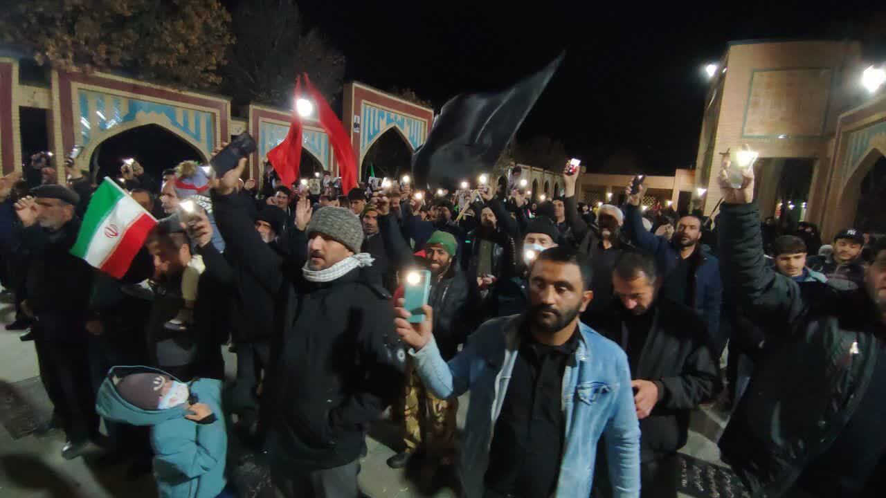 تجمع خودجوش صالح آبادی&zwnj;ها برای شهادت رهبر انقلاب