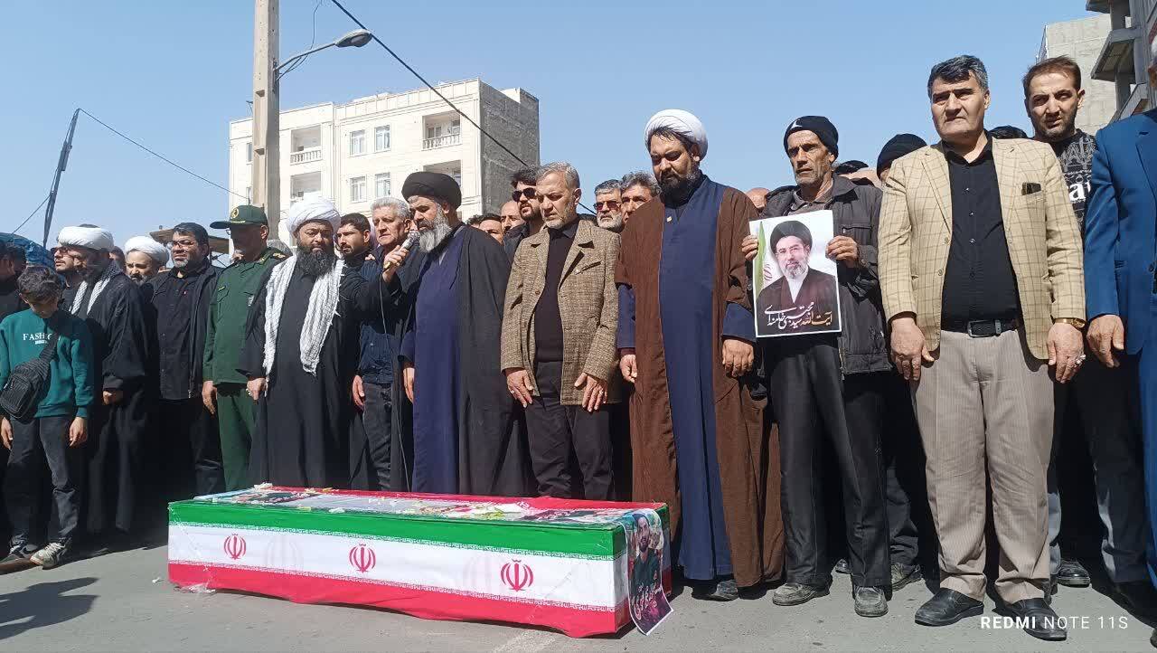 آیین تشییع باشکوه یازدهمین شهید مدافع وطن &laquo;محمد نقوی&raquo; در بهارستان
