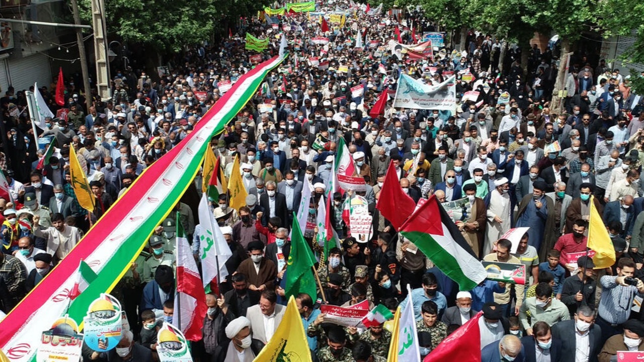 برگزاری راهپیمایی روز جهانی قدس در بیش از ۲۰۰ نقطهٔ کرمان