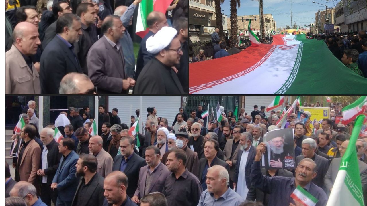 *فریاد همبستگی با فلسطین؛ حماسه ای باشکوه در روز جهانی قدس سیستان و بلوچستان به روایت تصویر
