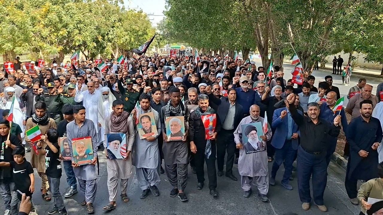 *فریاد همبستگی با فلسطین؛ حماسه ای باشکوه در روز جهانی قدس سیستان و بلوچستان به روایت تصویر