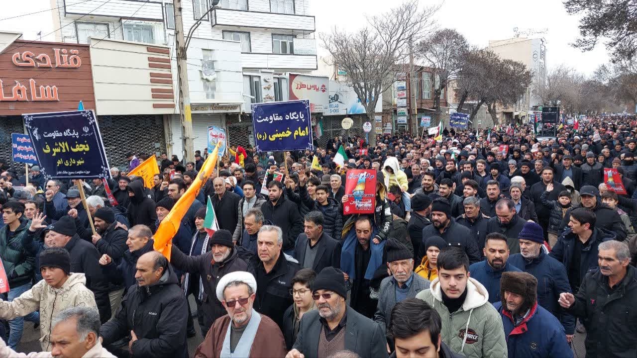 حضور با شکوه اهری‌ها در مراسم روز جهانی قدس + عکس