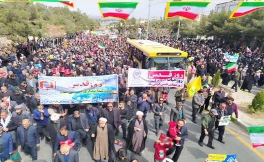 برگزاری راهپیمایی روز جهانی قدس در خراسان جنوبی + تصاویر