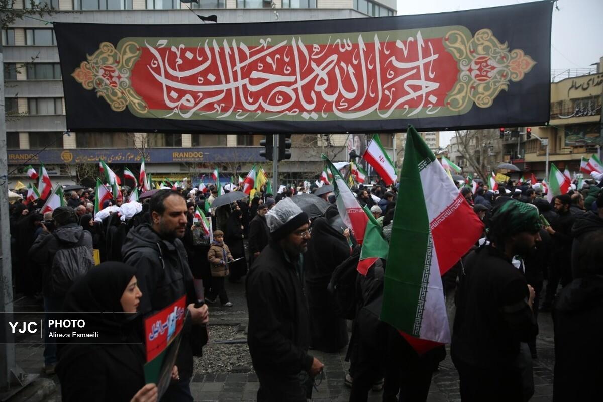 اجتماع شبانه مردمی در تهران