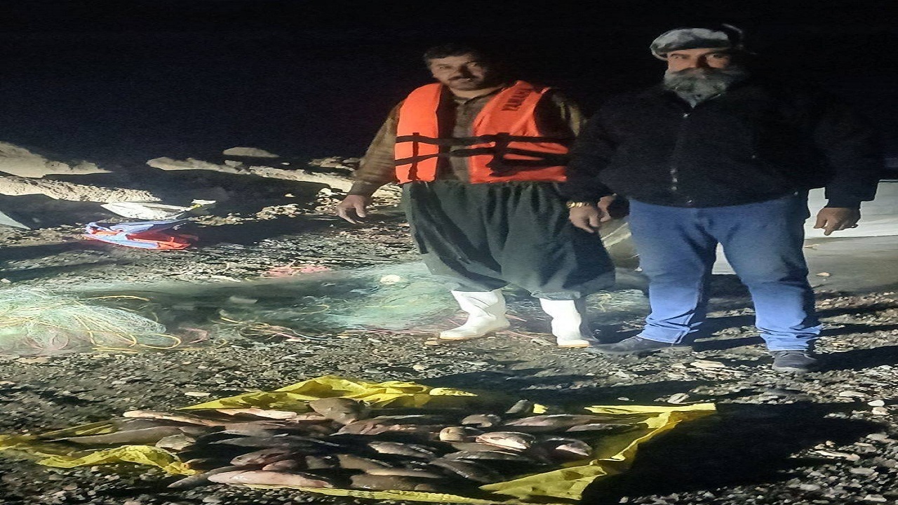 جمع‌آوری بیش از ۳ هزار متر تور دام صیادان غیرمجاز در سد چپرآباد