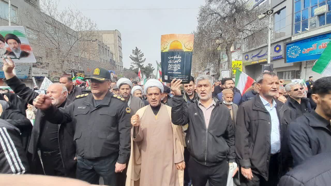 راهپیمایی با صلابت نیشابوری&zwnj;ها در روز جهانی قدس