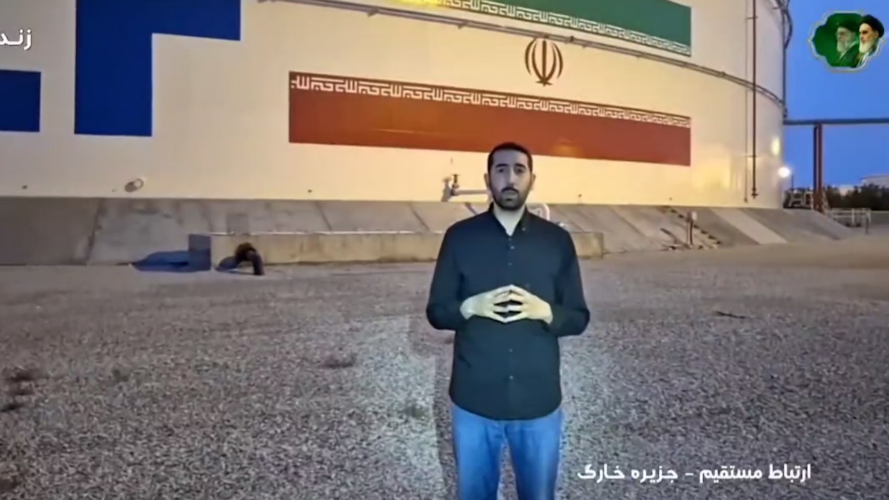 پای کار بودن مردم در جزیره خارک با وجود التهاب آفرینی‌های دشمن + فیلم