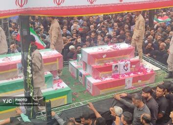 ادامه تلاش برای شناسایی پیکر ۳ شهید مدرسه میناب