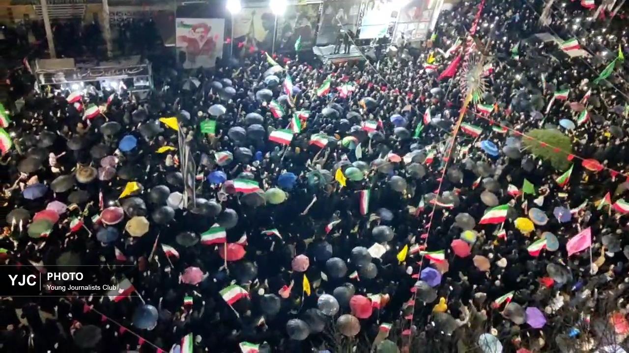 انقلابی که هر شب در خیابان انقلاب خرم آباد به پا است + فیلم