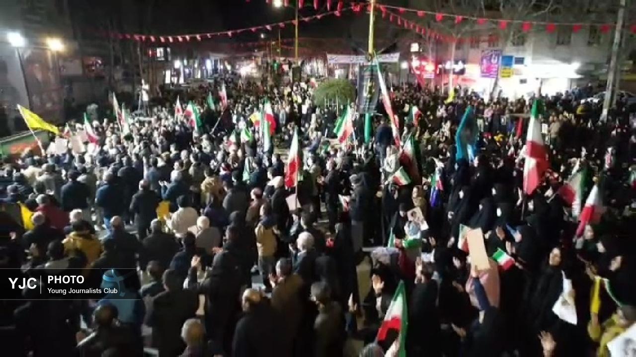 خیابان‌های پلدختر؛ میعادگاه خونخواهی رهبر و همبستگی ملت + فیلم