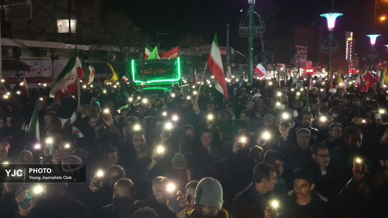کوهدشت امشب پرشور‌تر از هر شب؛ اینجا غوغایی برپاست + فیلم