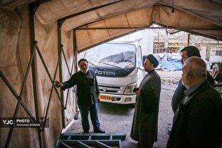 بازدید میدانی حجت الاسلام سید محمدآقامیری از مناطق آسیب‌دیده جنگ رمضان