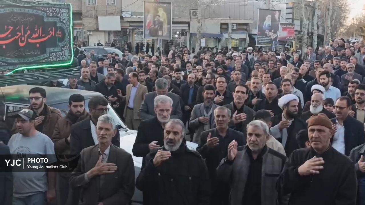 اجتماع باشکوه مردم در میدان امام خمینی (ره) کوهدشت در چهارشنبه سوری انقلاب + فیلم