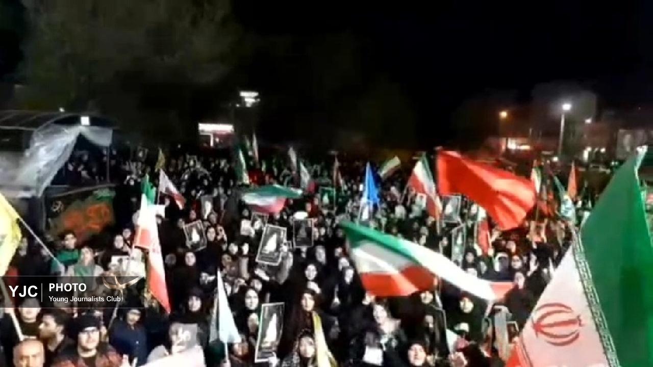 میدان‌داری مدافعان میهن در خیابان‌های پلدختر +‌فیلم