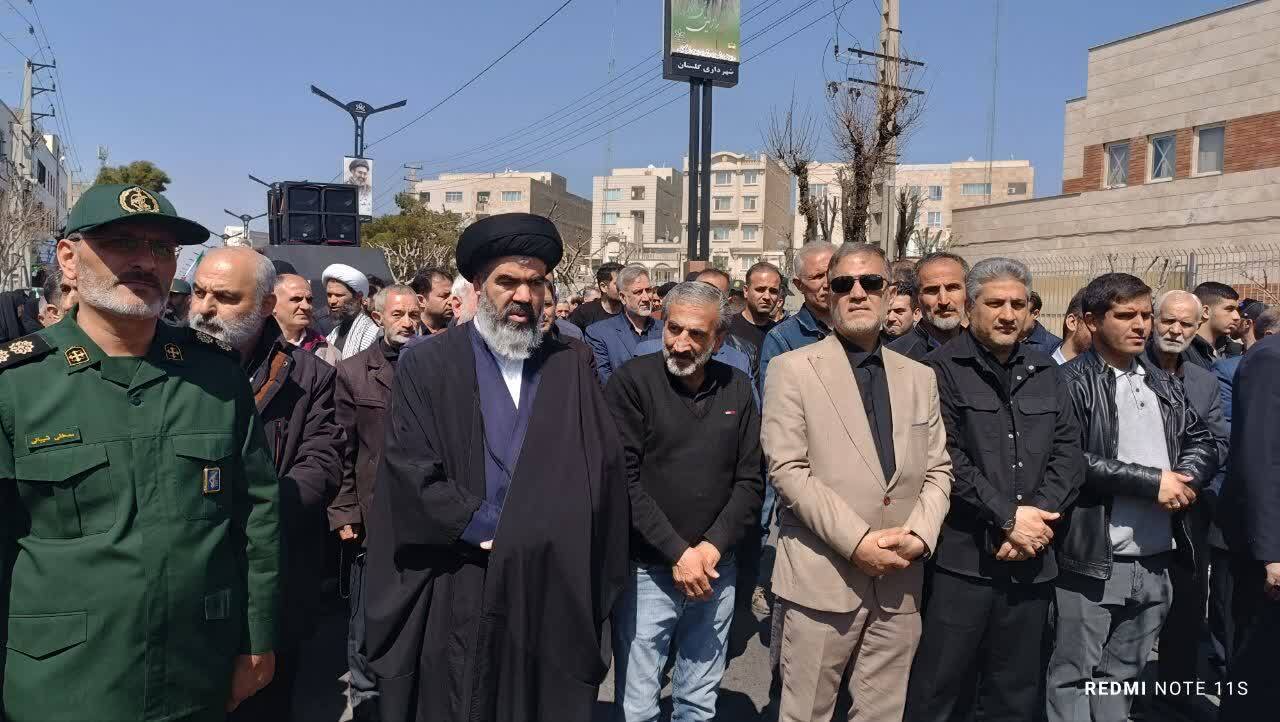 تشییع باشکوه شهید ۱۴ ماهه &laquo;فرهان روحی&raquo; در بهارستان